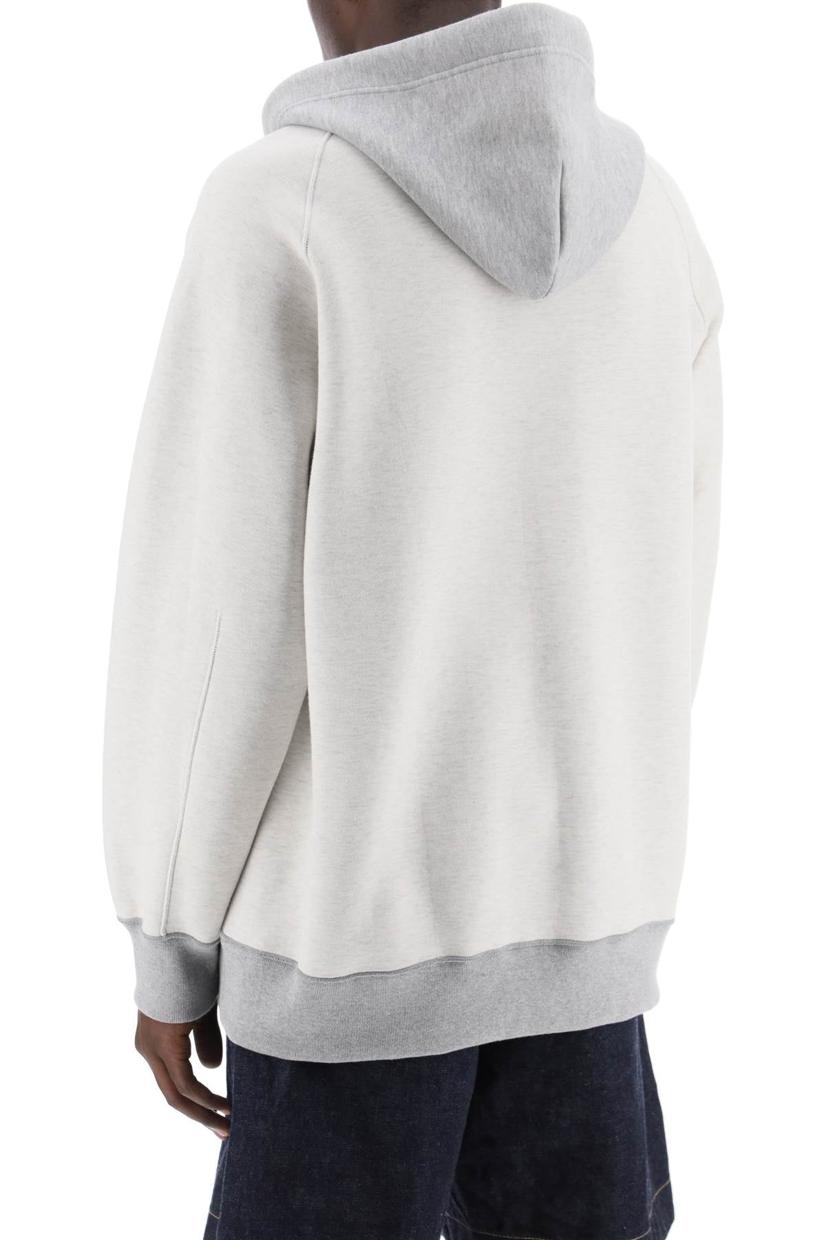 Sacai hooded sweatshirt with reverse image 2