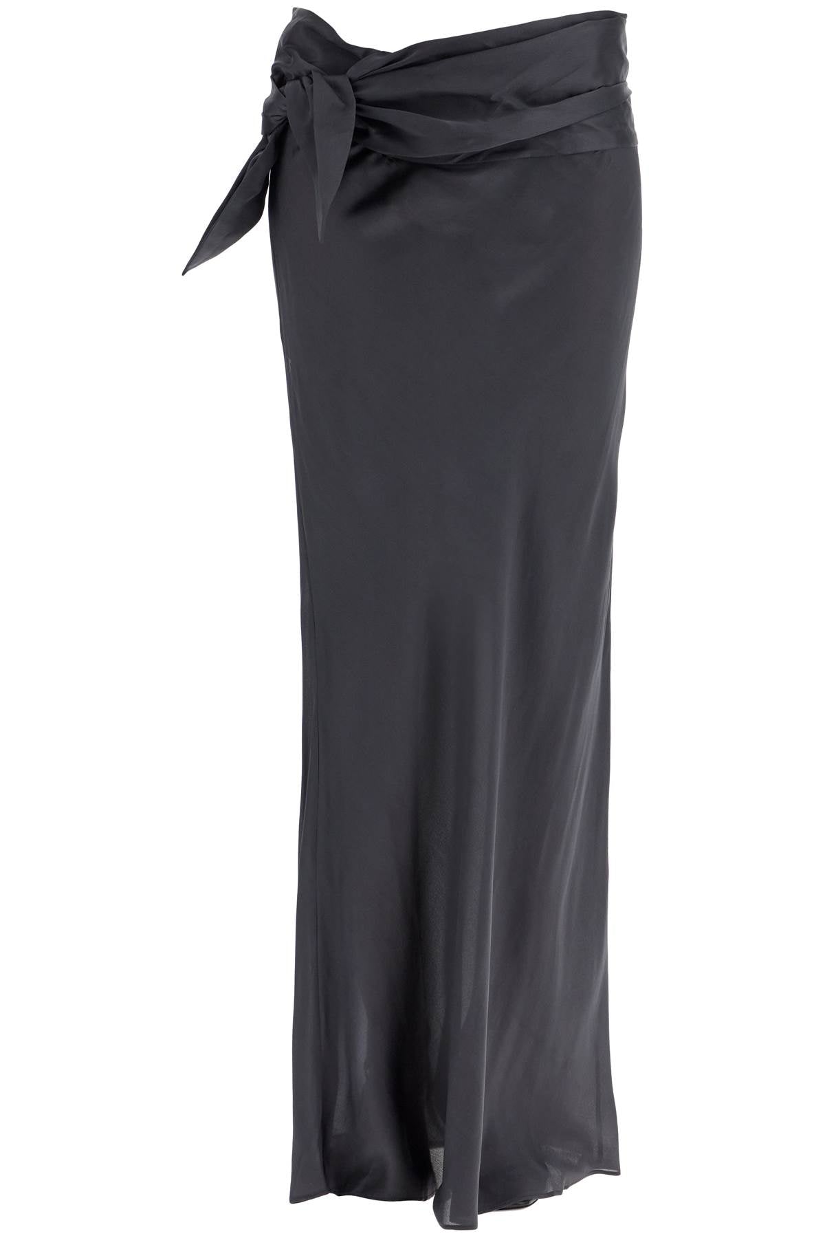 Christopher Esber Knotted Silk Satin Maxi Skirt image 0