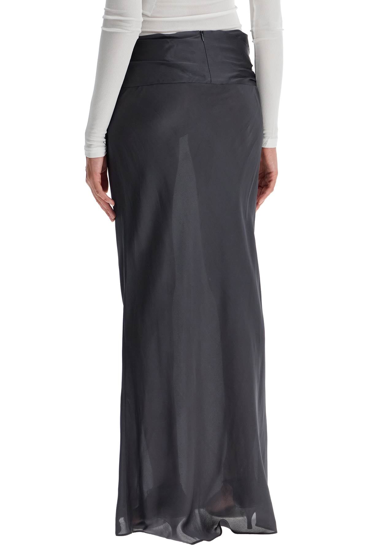 Christopher Esber Knotted Silk Satin Maxi Skirt image 2