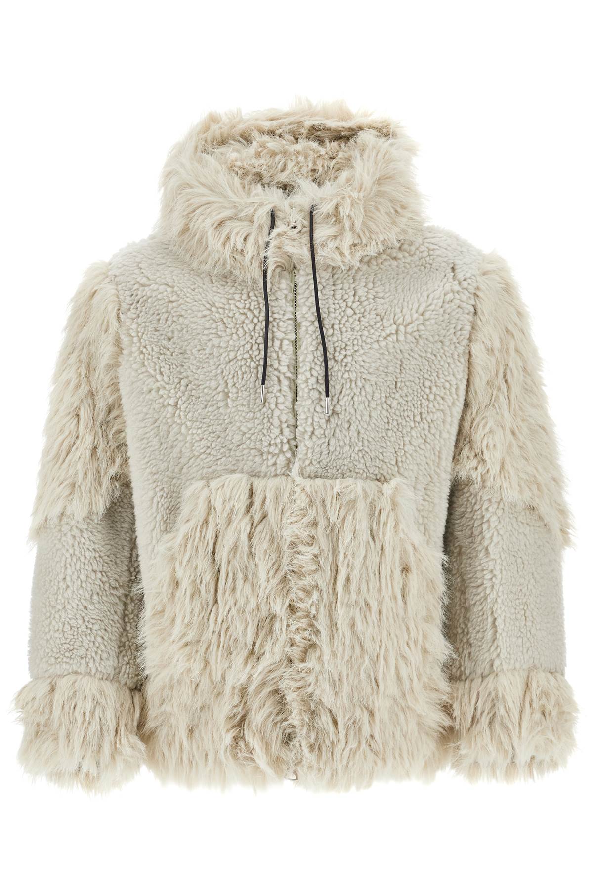 Sacai Hooded Fleece Jacket image 0