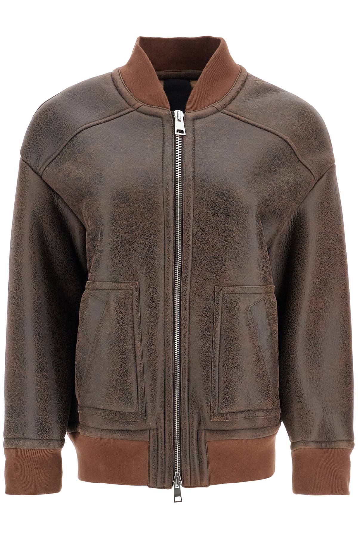 Blancha shearling bomber jacket image 0