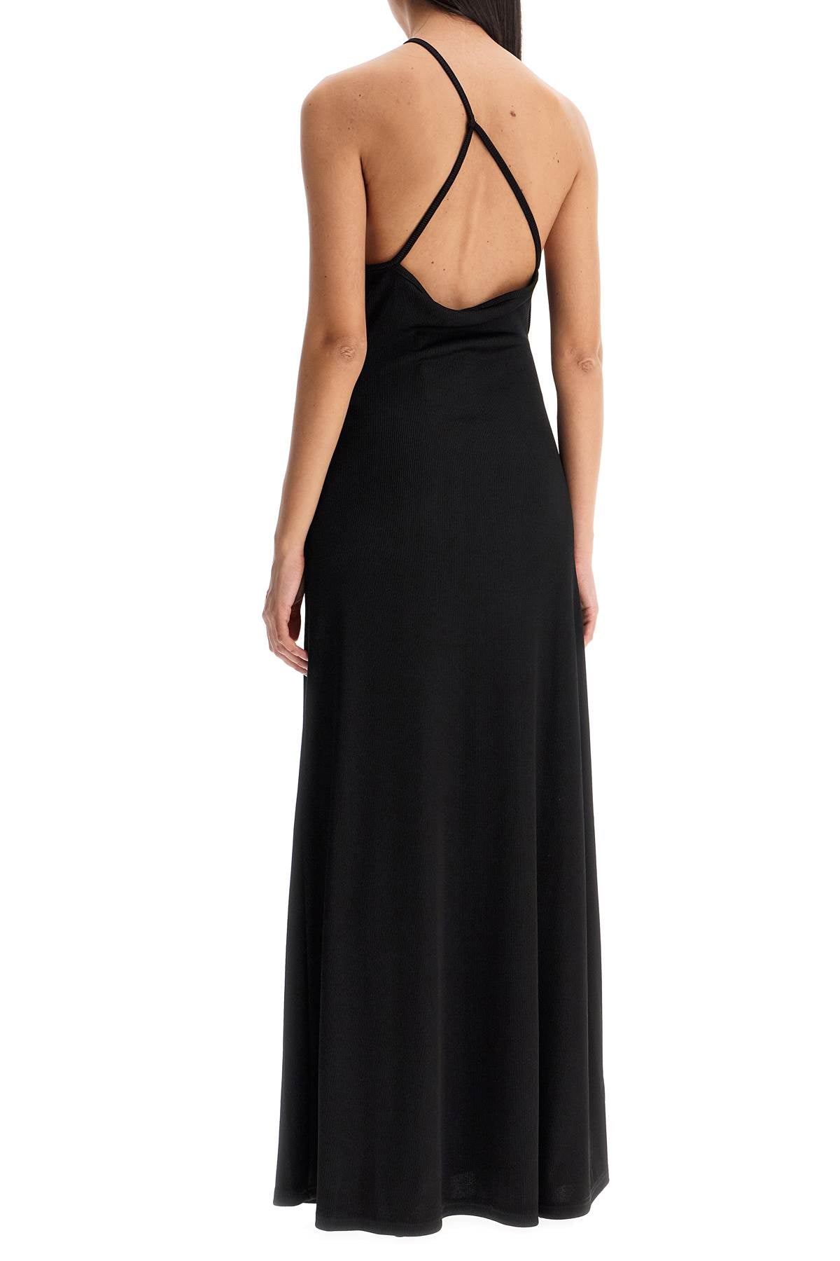 Christopher Esber One-Shoulder Maxi Dress with Natural Stone Hardware image 2