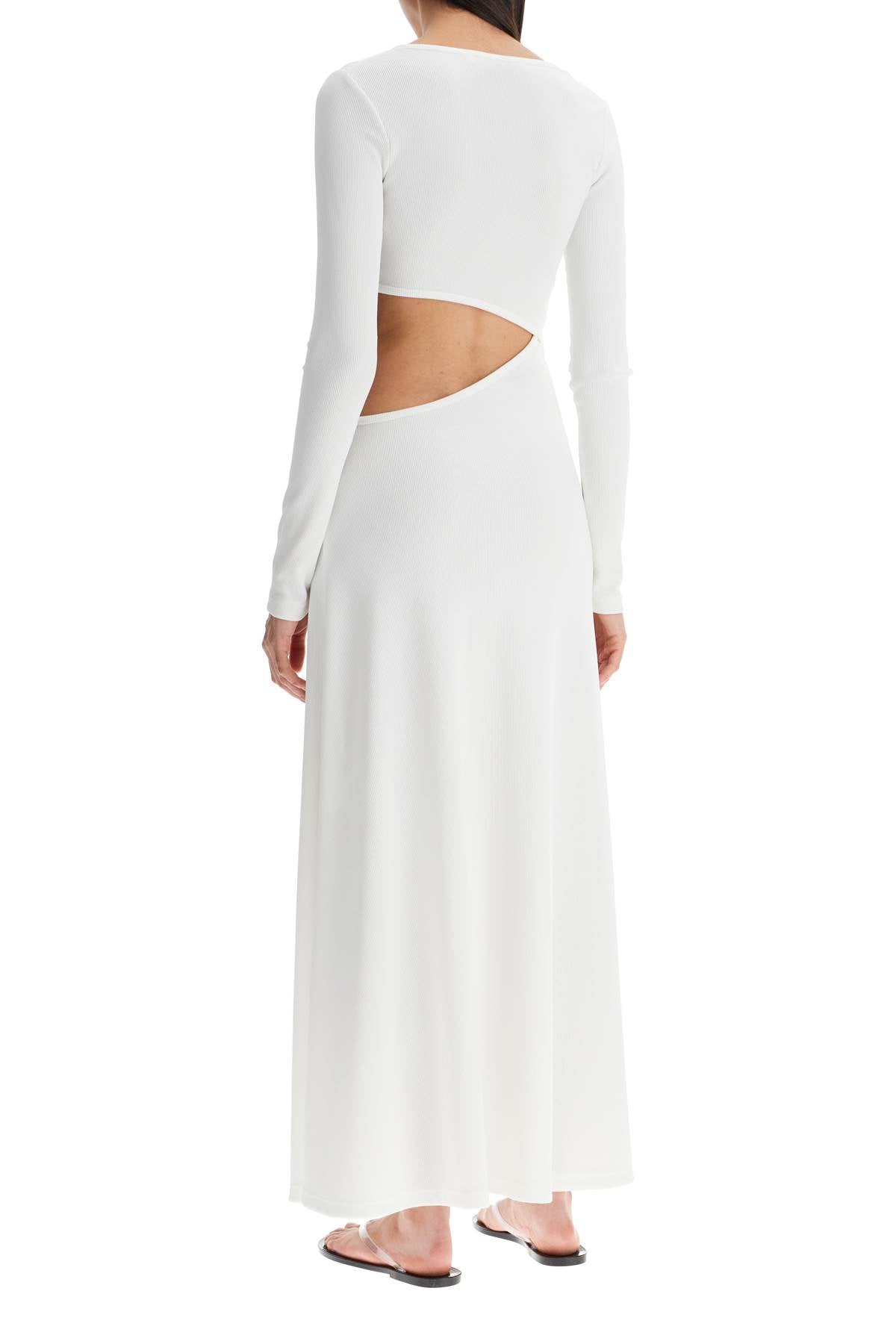 Christopher Esber Long Cut-Out Dress with Natural Stones image 2