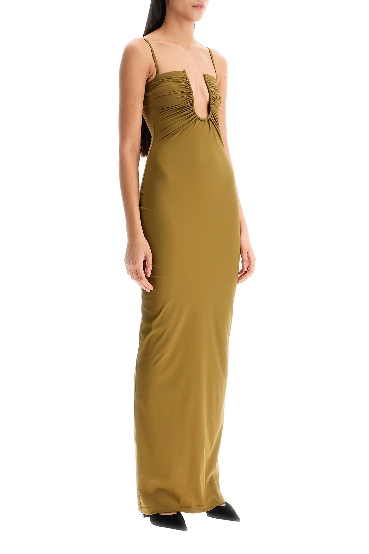 Christopher Esber Lycra Maxi Dress with U-Neckline image 1