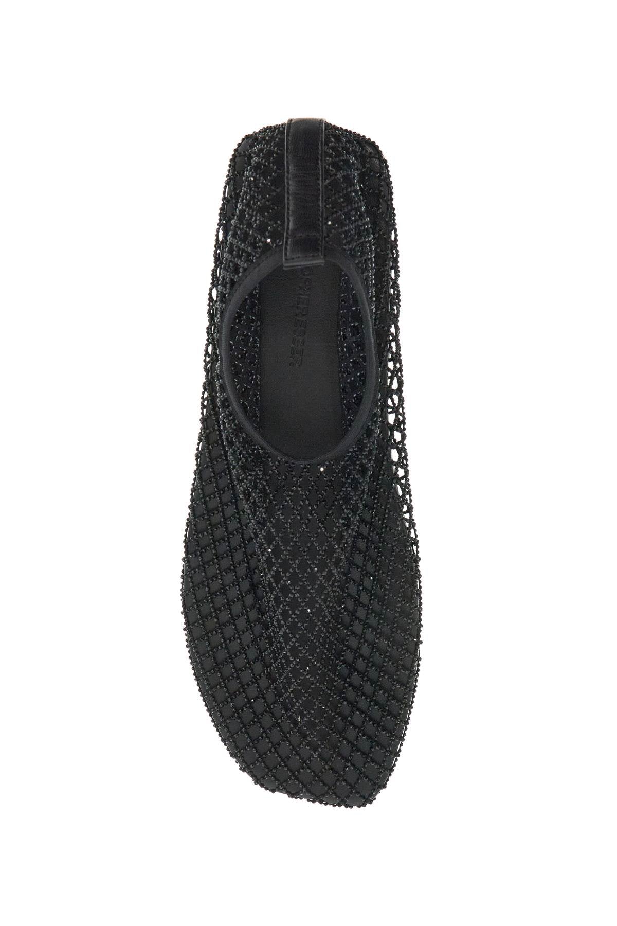 Christopher Esber Crystal Mesh Ballerina Flats image 1