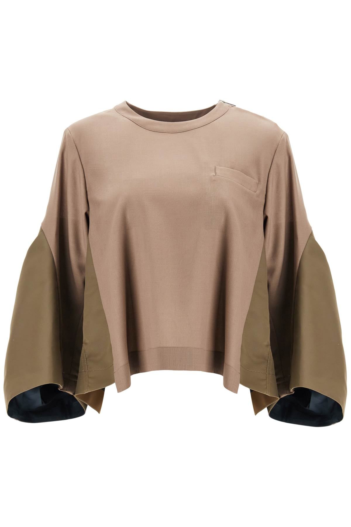 Sacai top two-material image 0