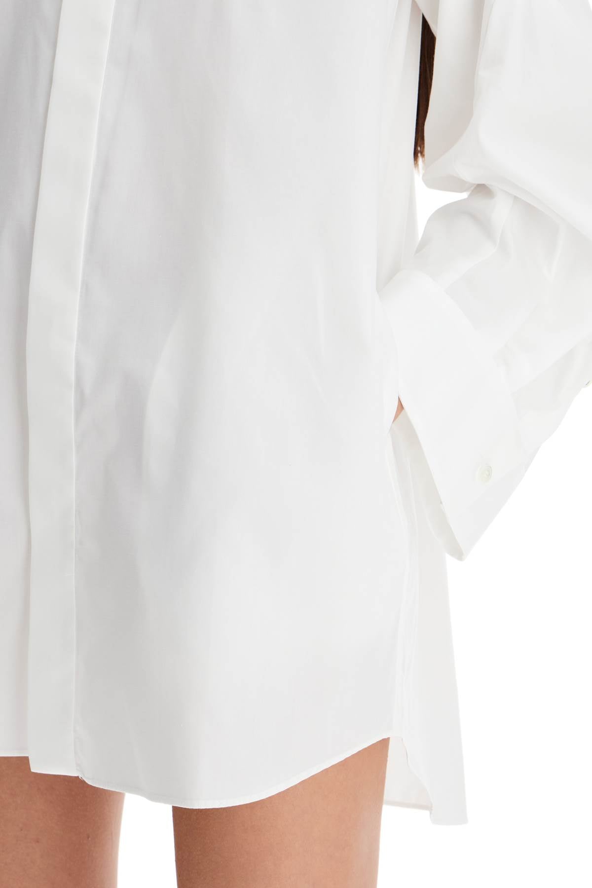 Sacai Mini Poplin Blouse in Chem image 3