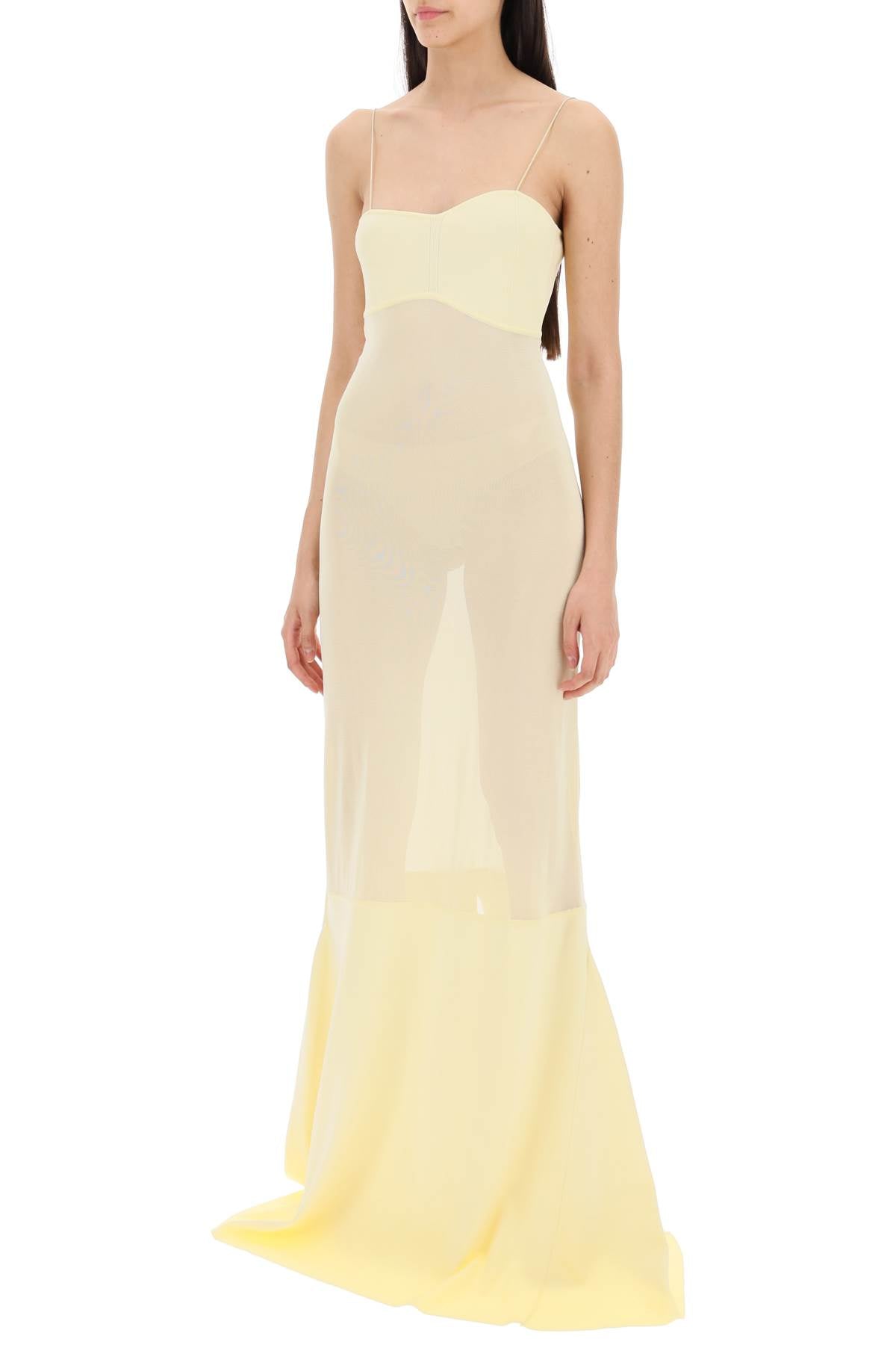 Jacquemus Mermaid Dress with Sweetheart Neckline image 3