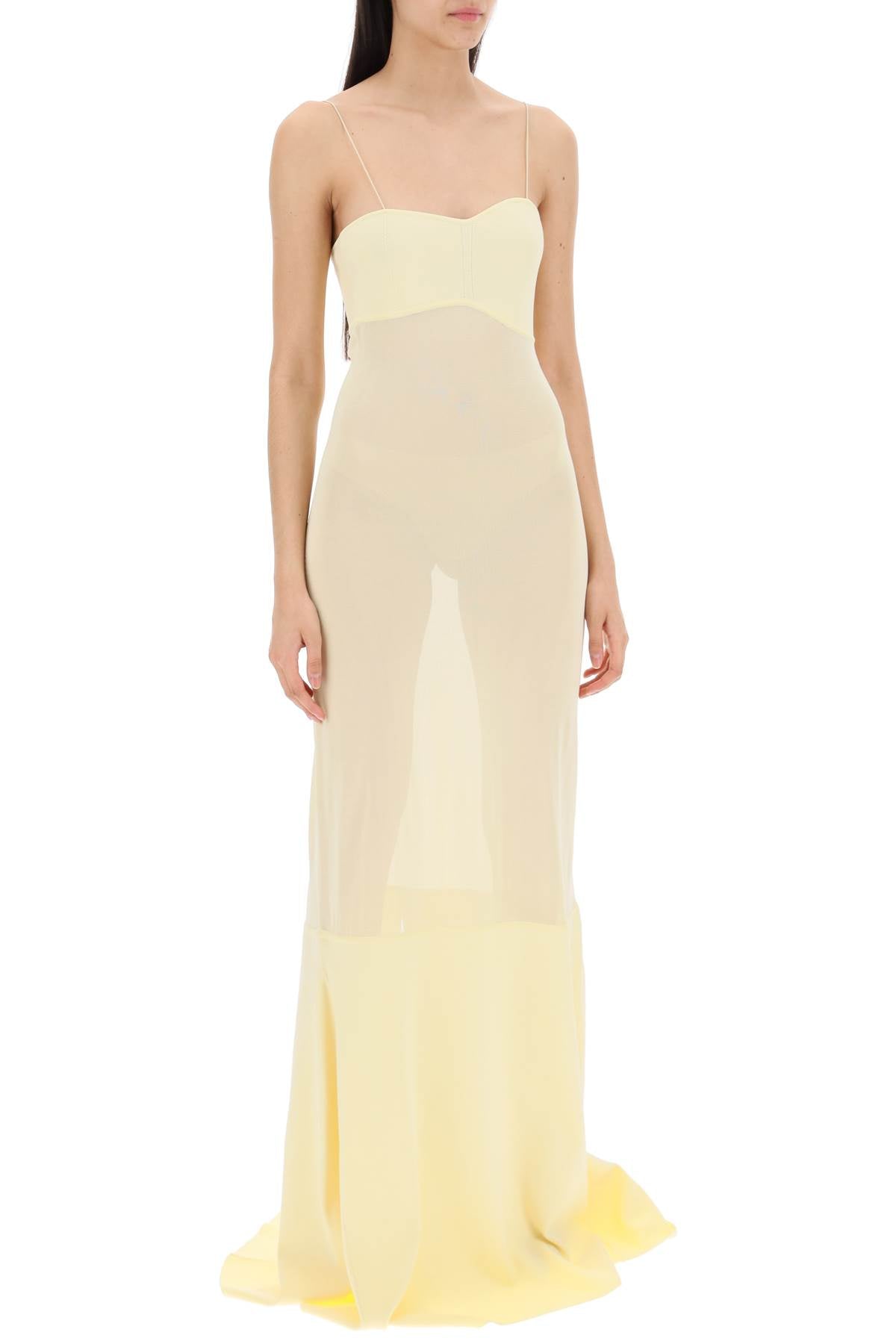 Jacquemus Mermaid Dress with Sweetheart Neckline image 1