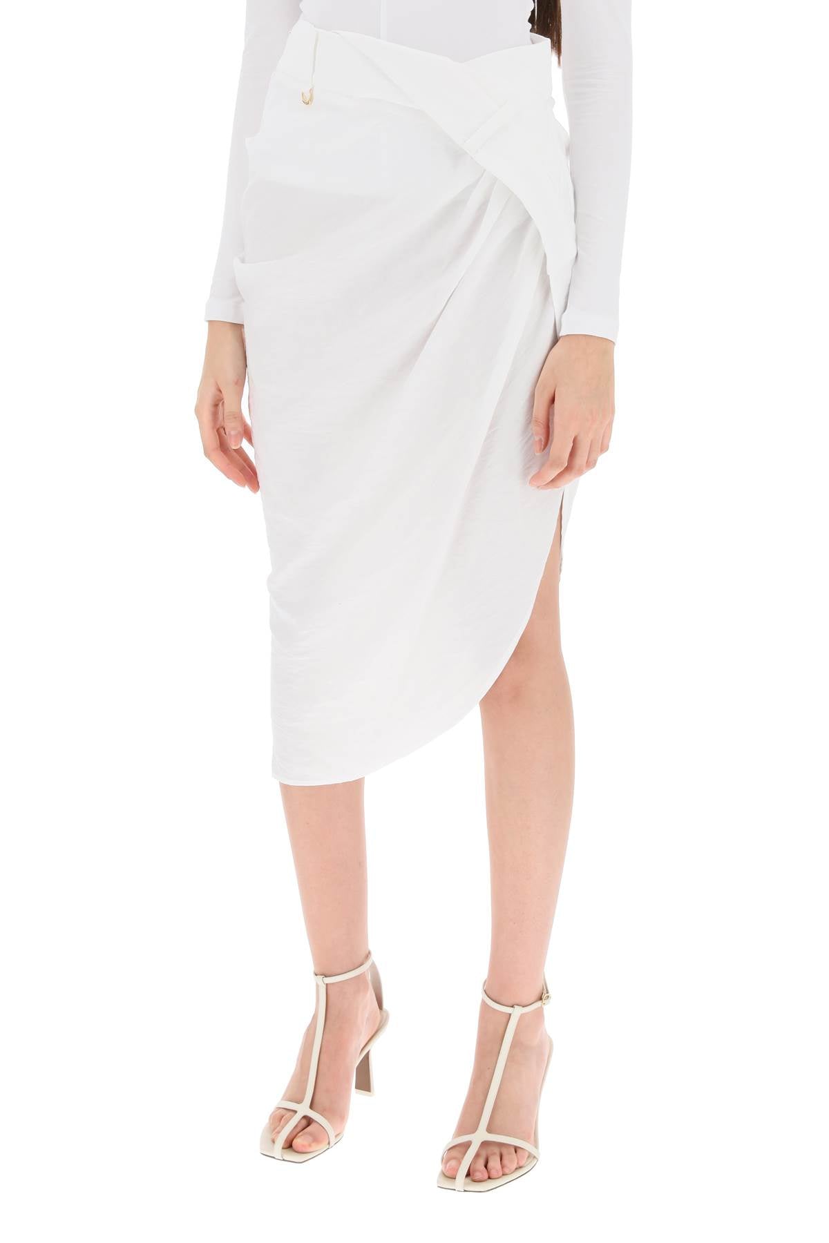 Jacquemus la jupe saudade asymmetric skirt image 3