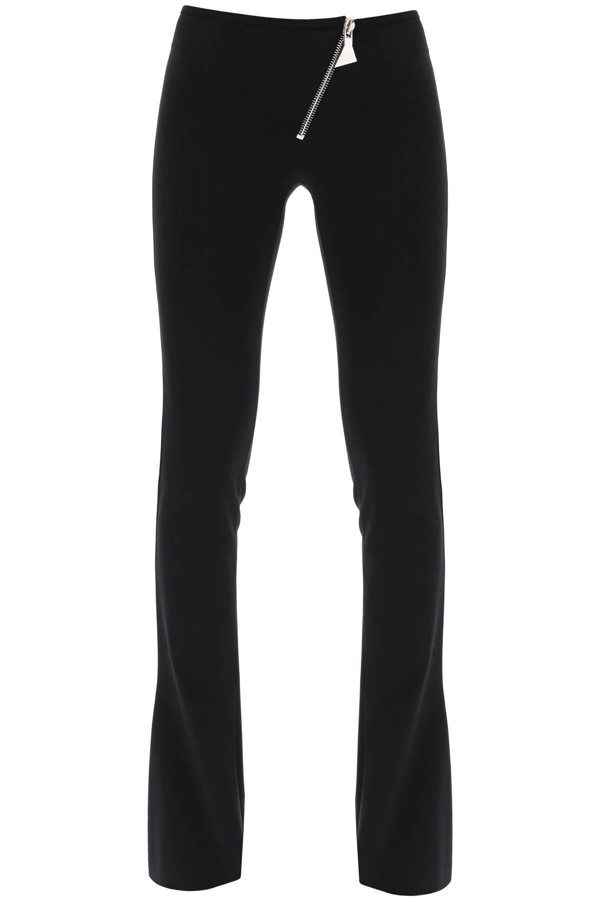 The Attico bootcut pants with slanted zipper image 0