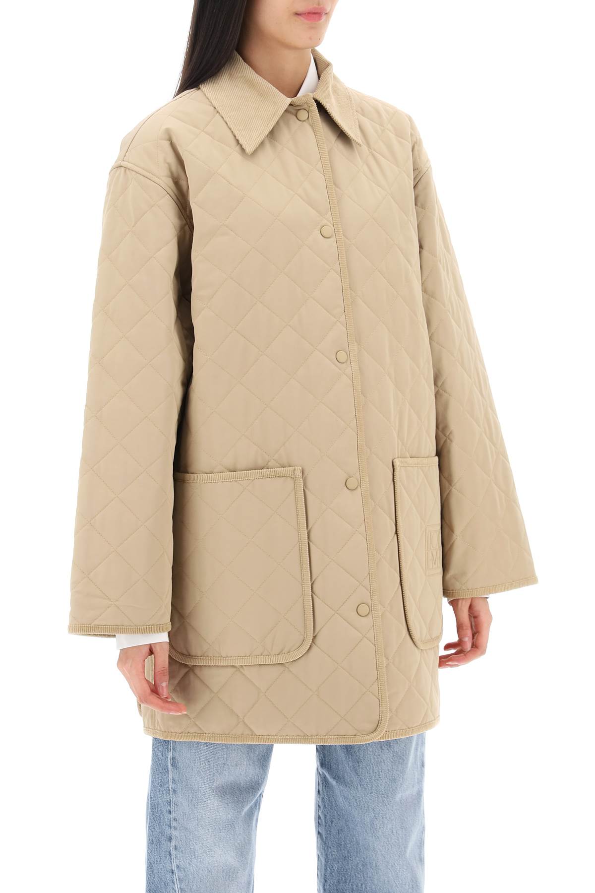 Toteme Quilted Oversized Barn Jacket image 1