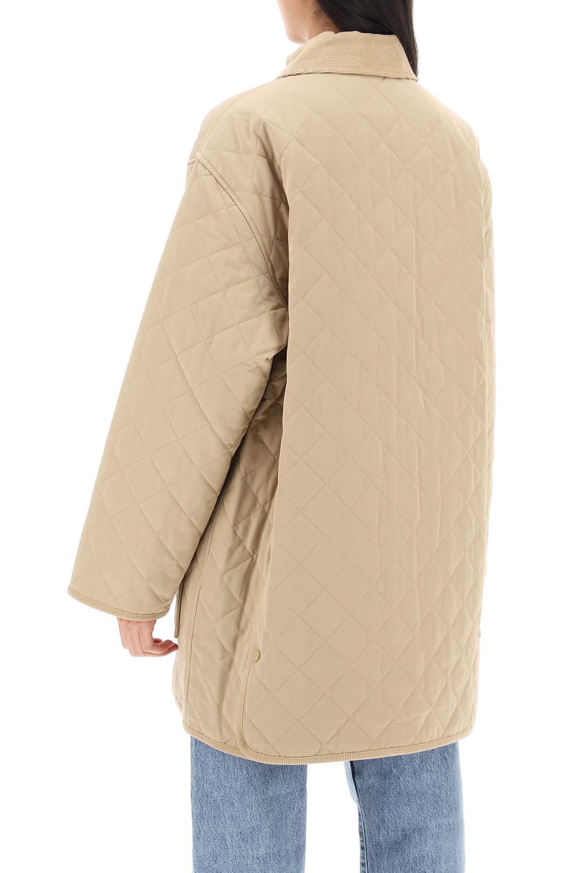 Toteme Quilted Oversized Barn Jacket image 2