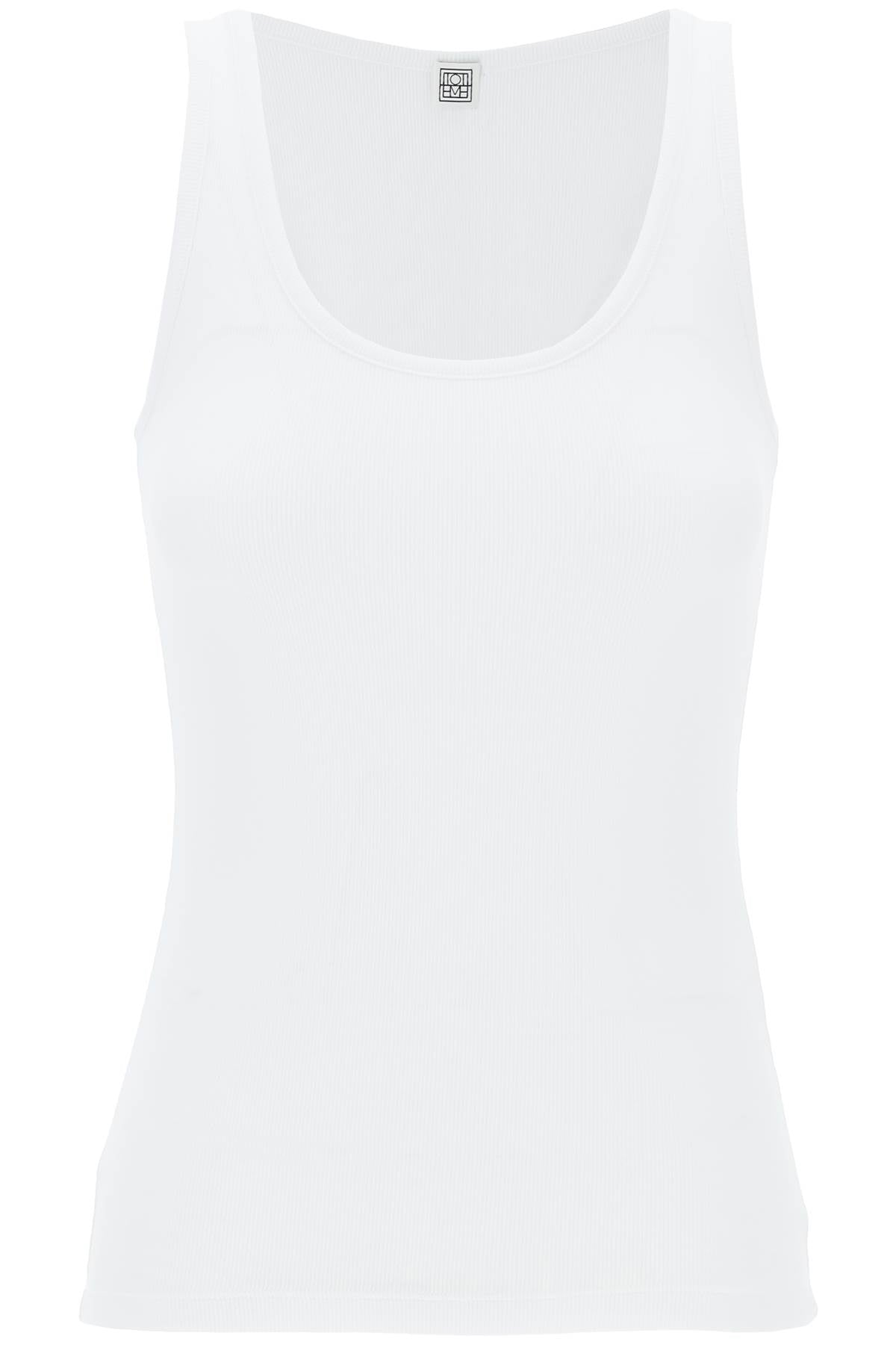 Toteme "ribbed jersey tank top with image 0