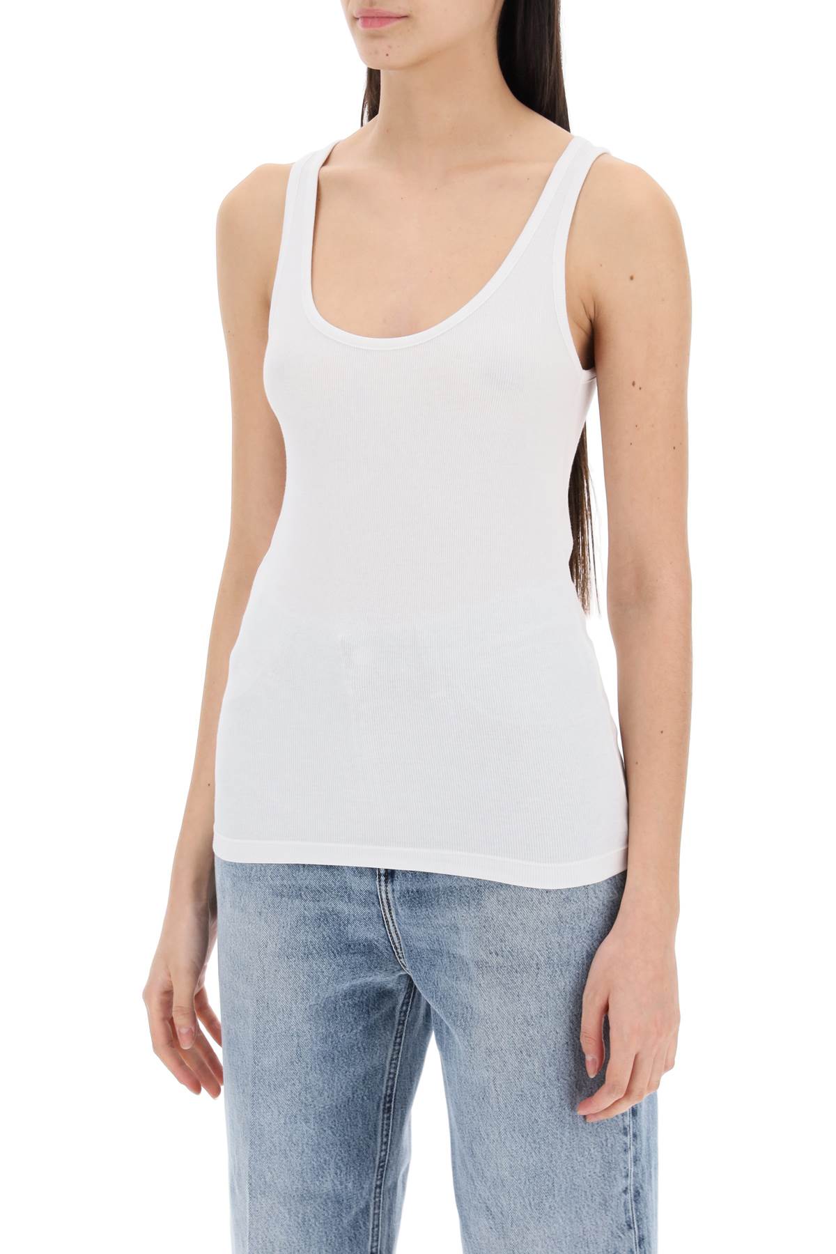 Toteme "ribbed jersey tank top with image 3