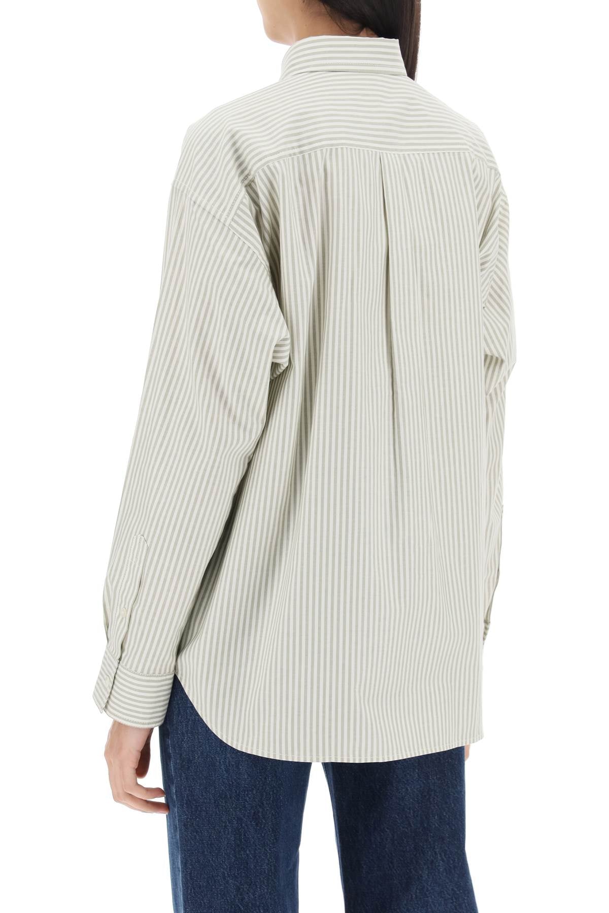 Toteme Striped Organic Cotton Oxford Shirt image 2