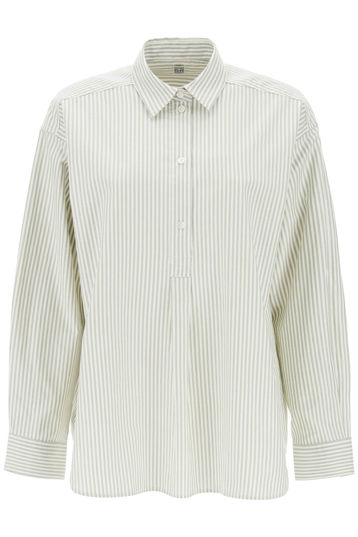 Toteme Striped Organic Cotton Oxford Shirt image 0