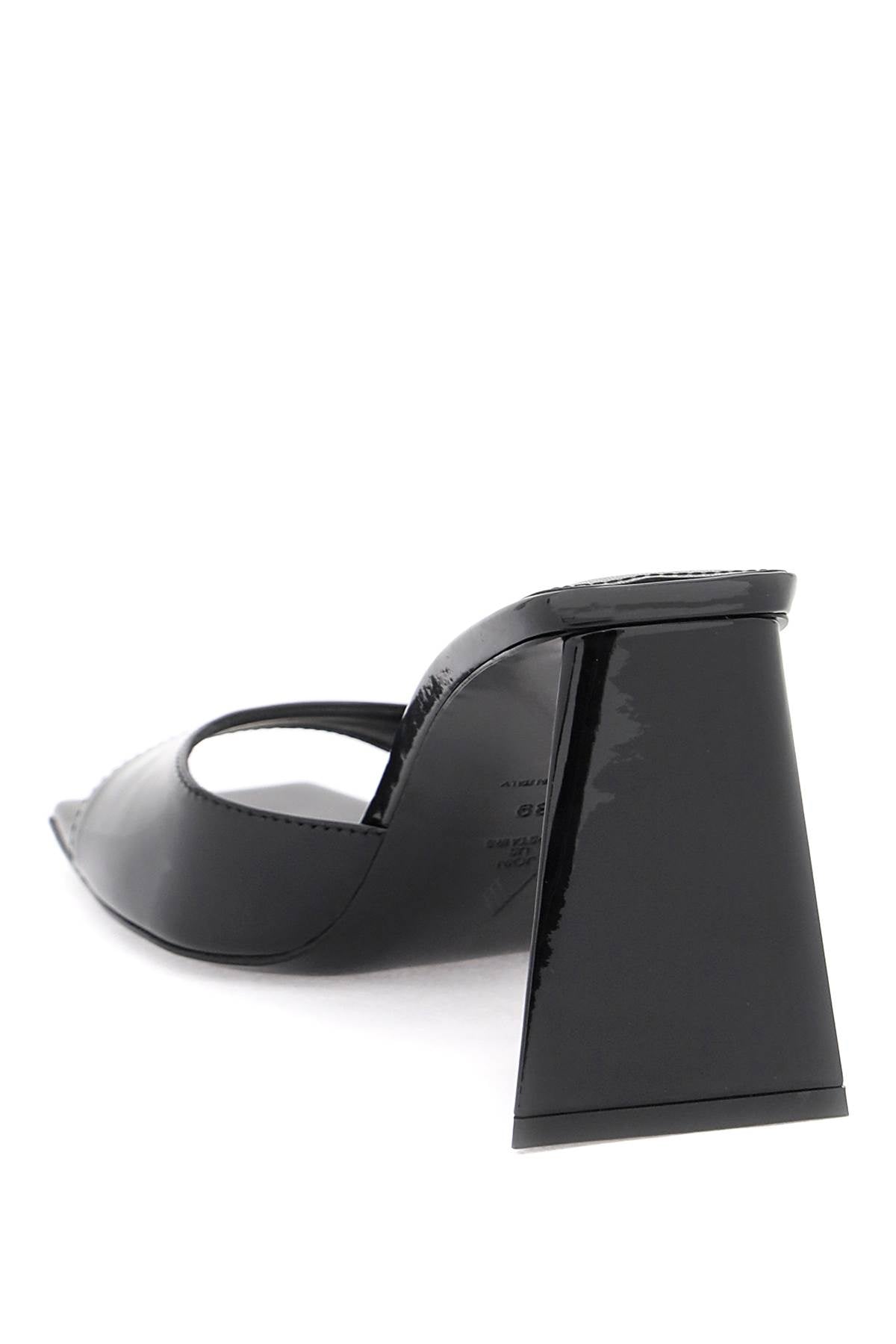 サンダル・ミュール THE ATTICO PATENT LEATHER DEVON MULE The Attico devon mules in patent leather – SLEEKEO