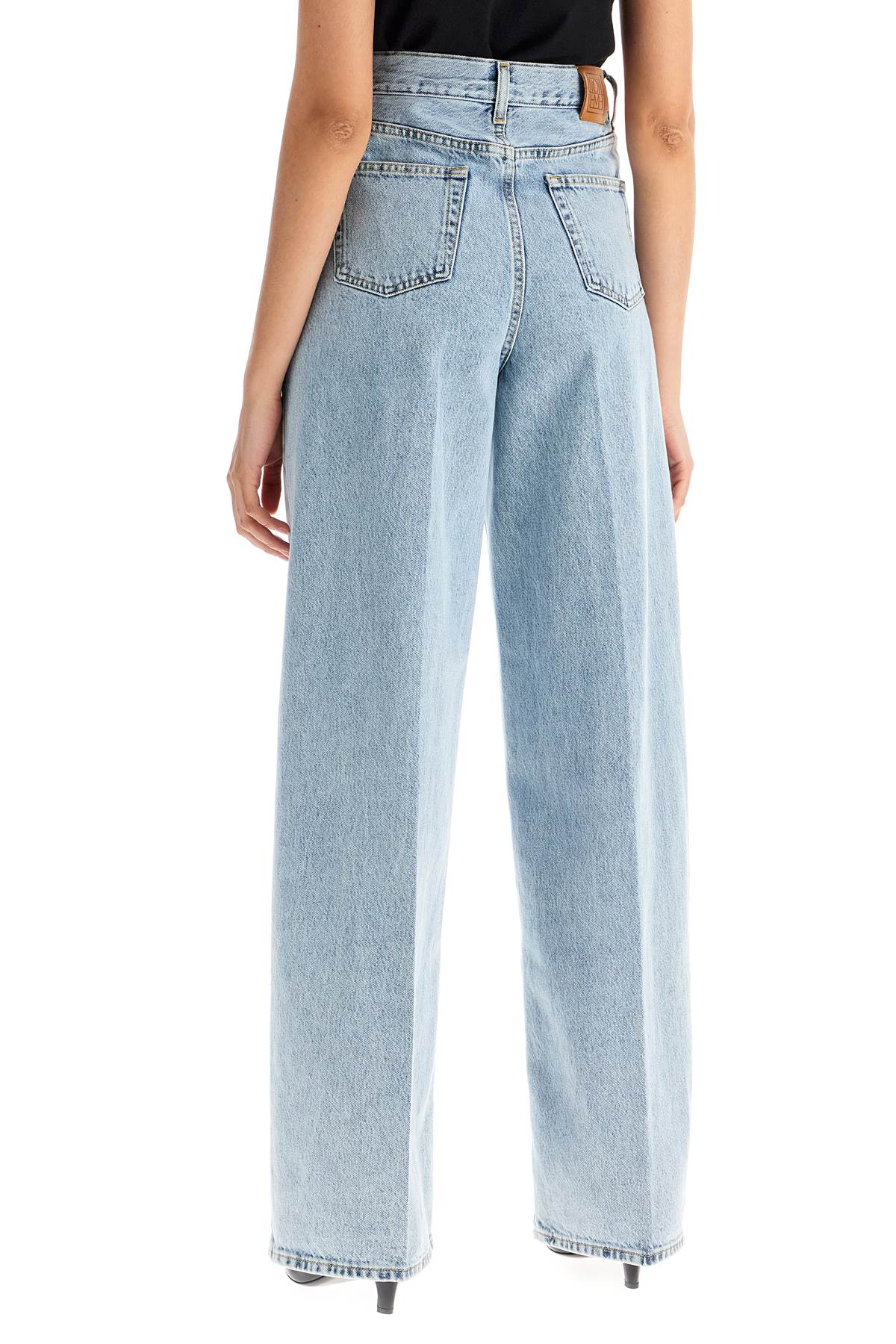 Toteme wide leg jeans in organic cotton image 2