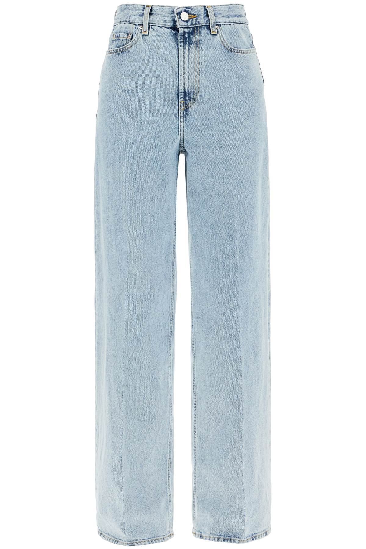 Toteme wide leg jeans in organic cotton image 0