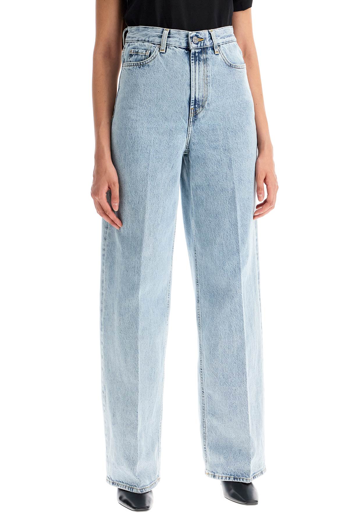 Toteme wide leg jeans in organic cotton image 1