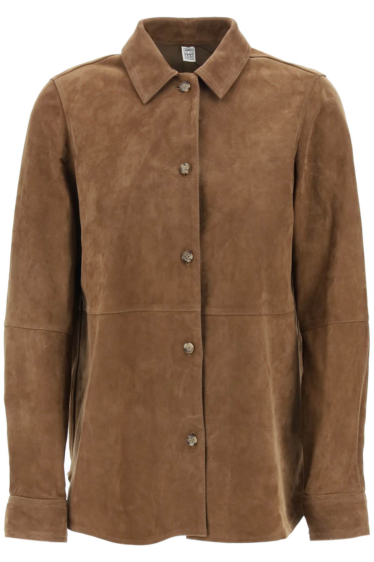 Totême Suede Leather Overshirt image 0