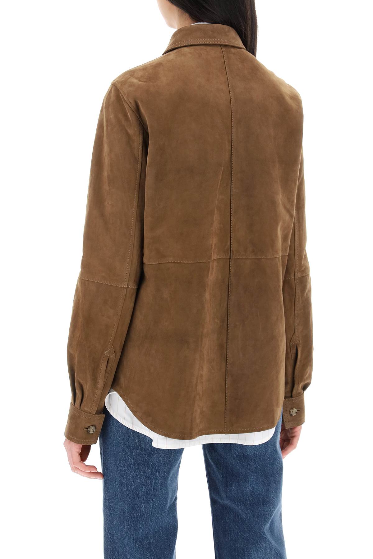 Totême Suede Leather Overshirt image 2