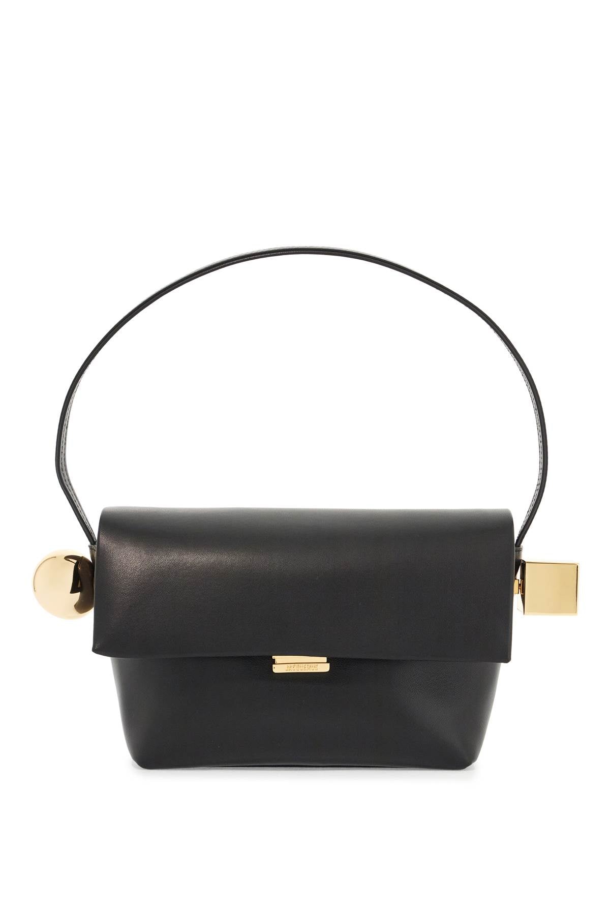 Jacquemus Rond Carré Shoulder Bag - Soft Leather with Geometric Details image 0