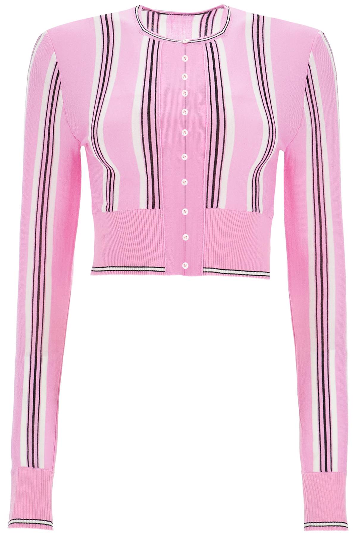 Jacquemus Striped Cropped Cardigan image 0