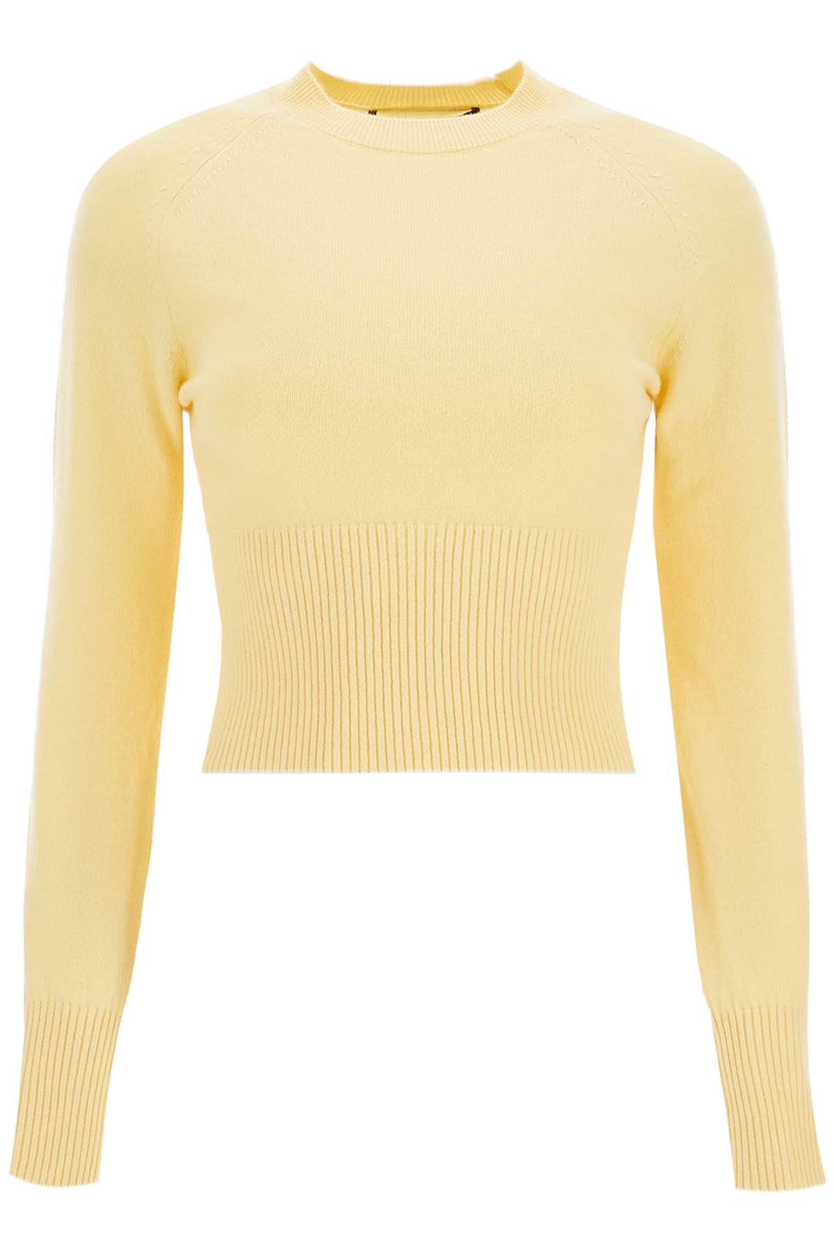 Jacquemus 'The Threshold' Cropped Cashmere Pullover image 0