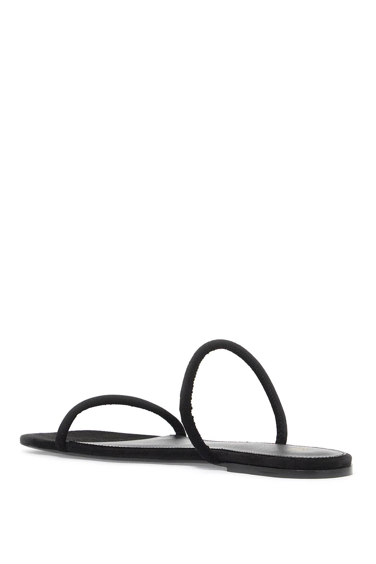 Toteme minimalist suede leather slides image 2