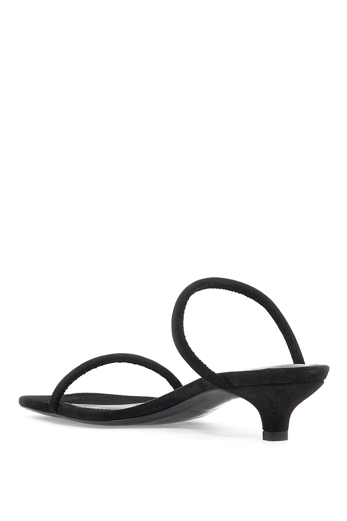 Toteme minimalist suede leather sandals image 2