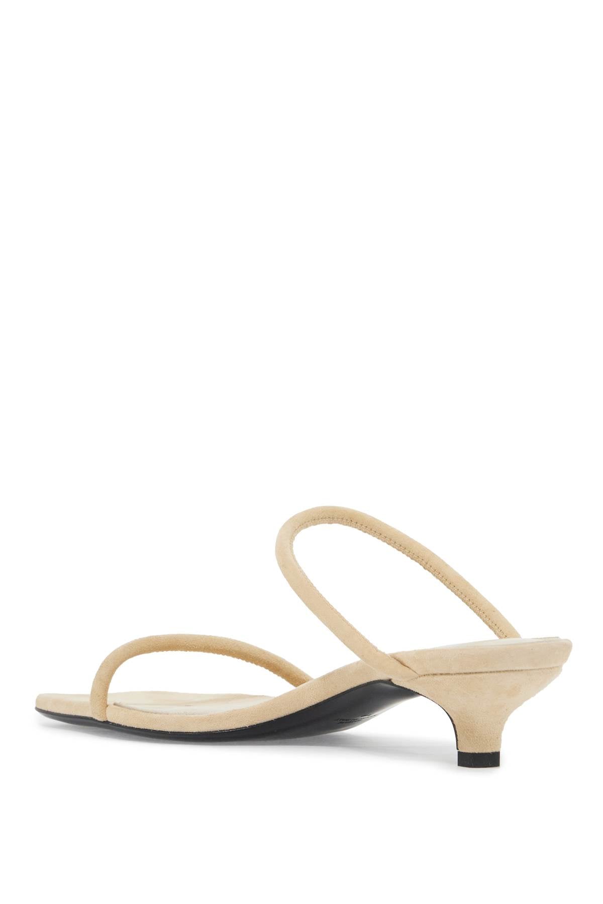 Toteme minimalist suede leather sandals image 2