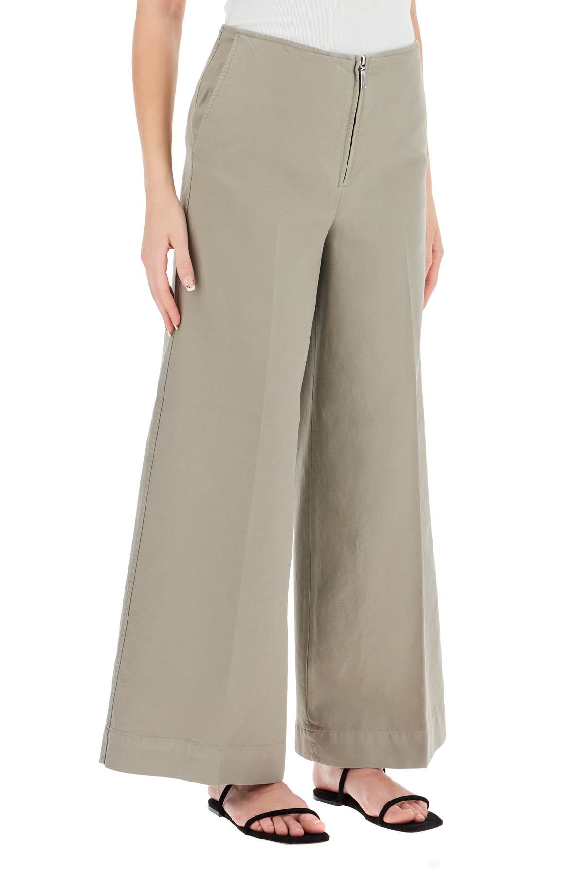 Toteme zip-front wide trousers image 1