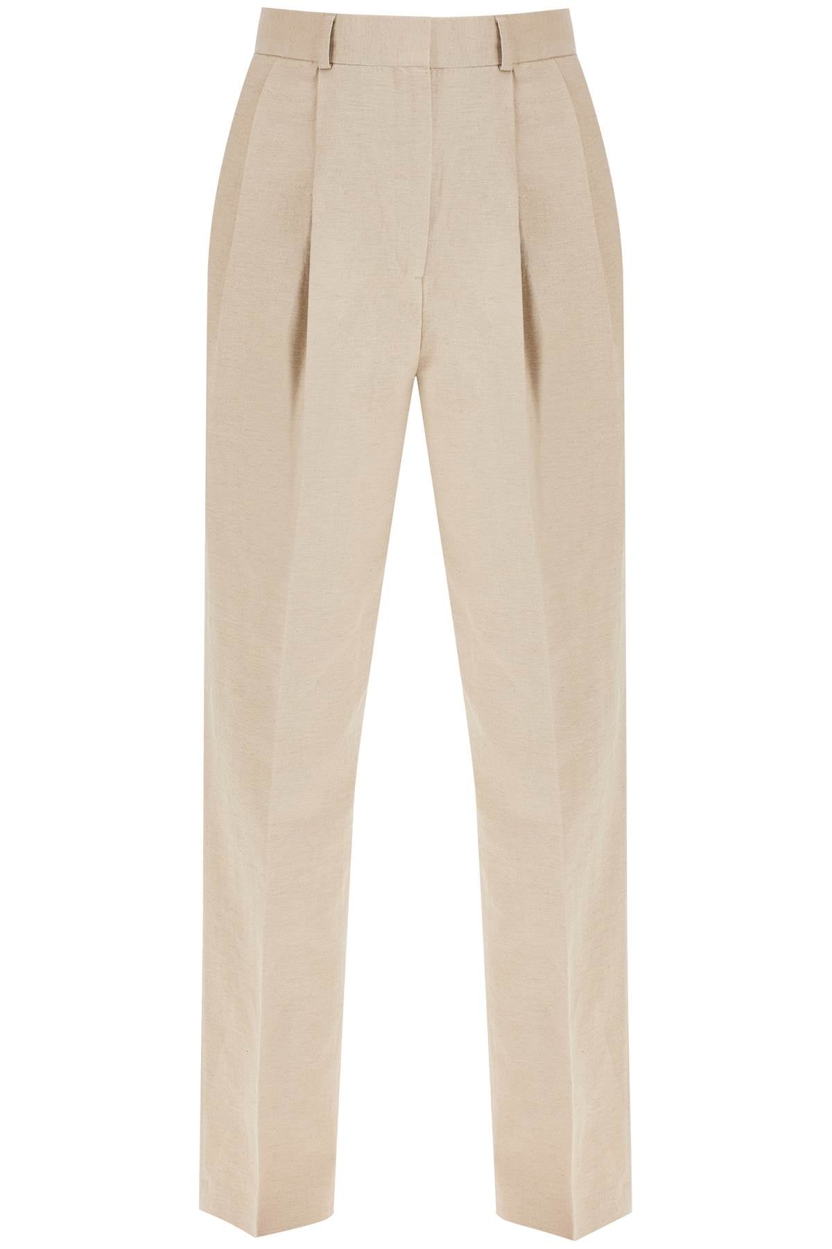 Toteme tailored linen blend trousers for men image 0