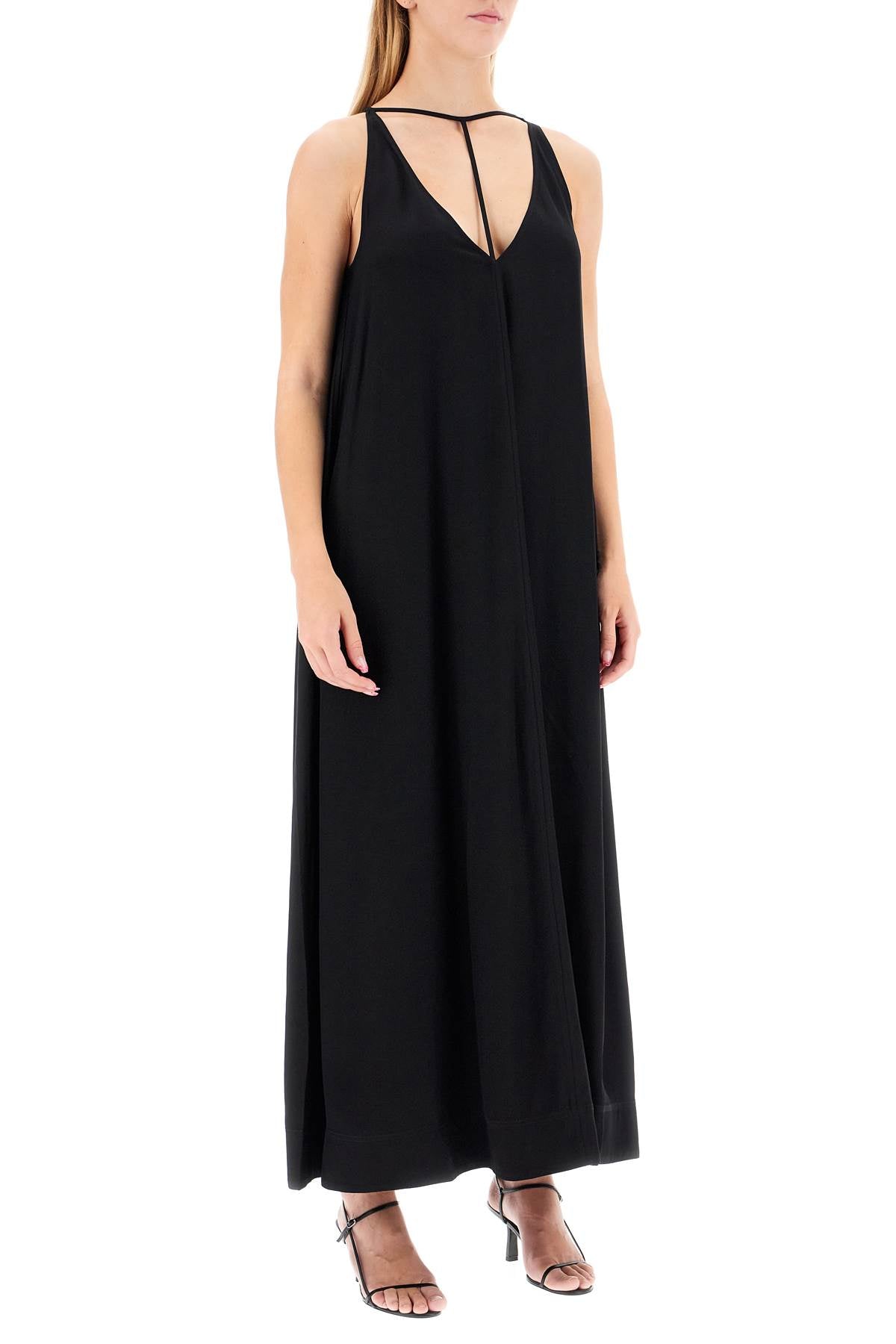 Toteme maxi dress with t-strap belt image 1