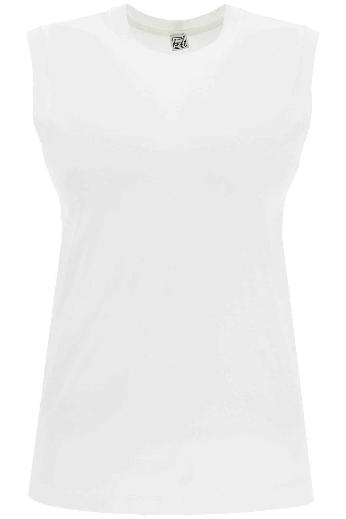 Toteme organic cotton sleeveless top for image 0