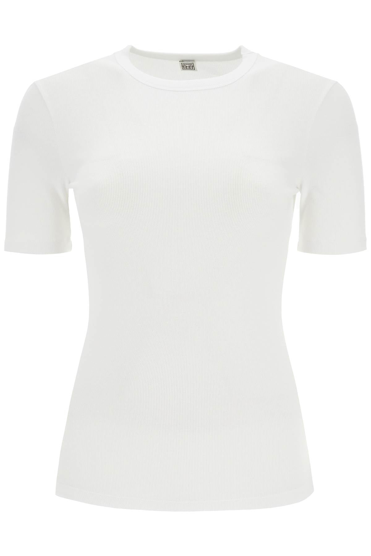 Toteme classic ribbed t-shirt for image 0