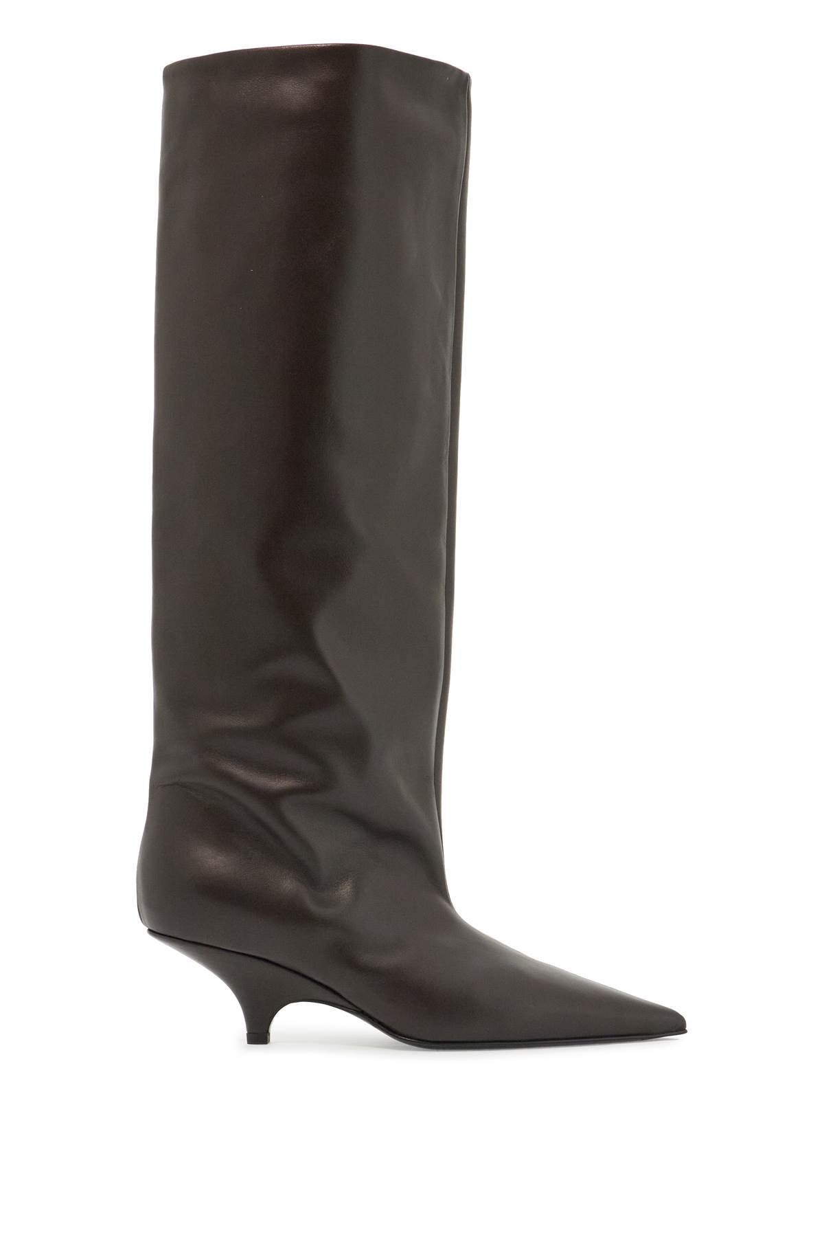 Toteme high leather boots in nappa image 0