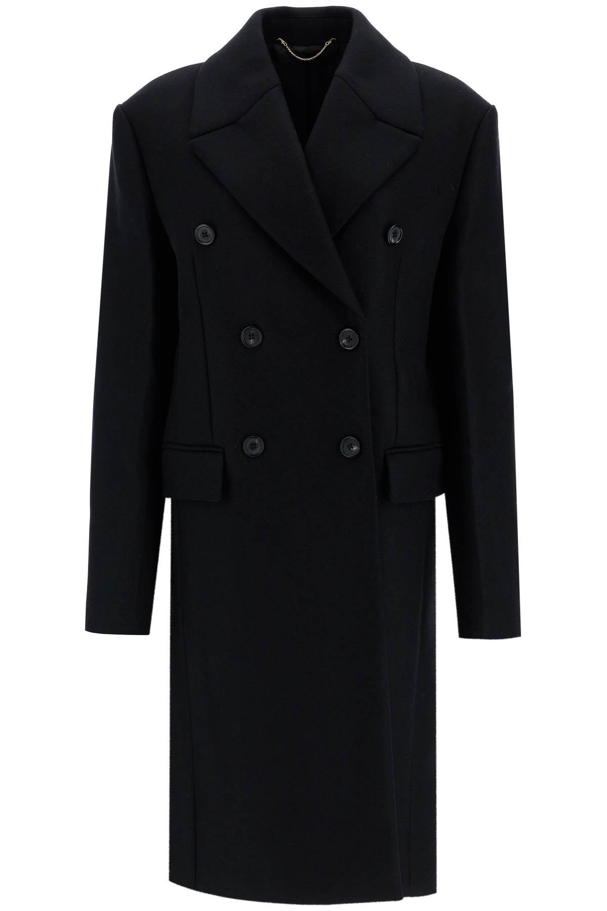 Totême Wide Double-Breasted Wool Coat image 0