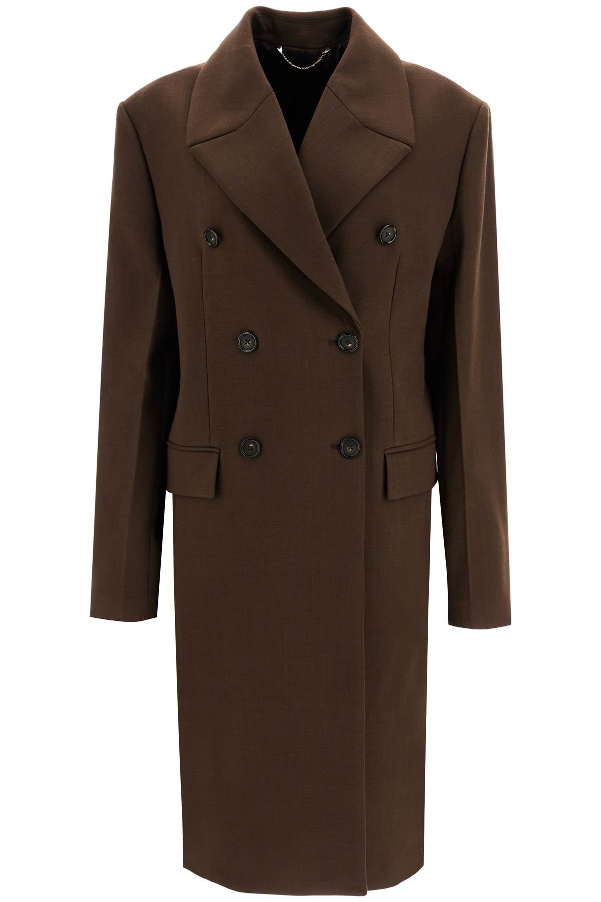 Toteme Wide Double-Breasted Wool Coat image 0