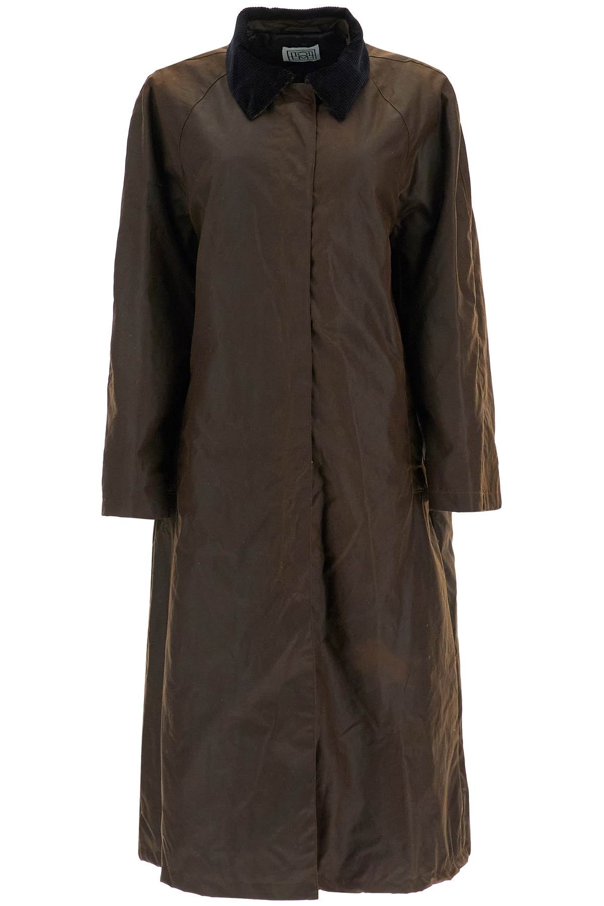 Toteme Women's Country Waxed Cotton Long Coat image 0