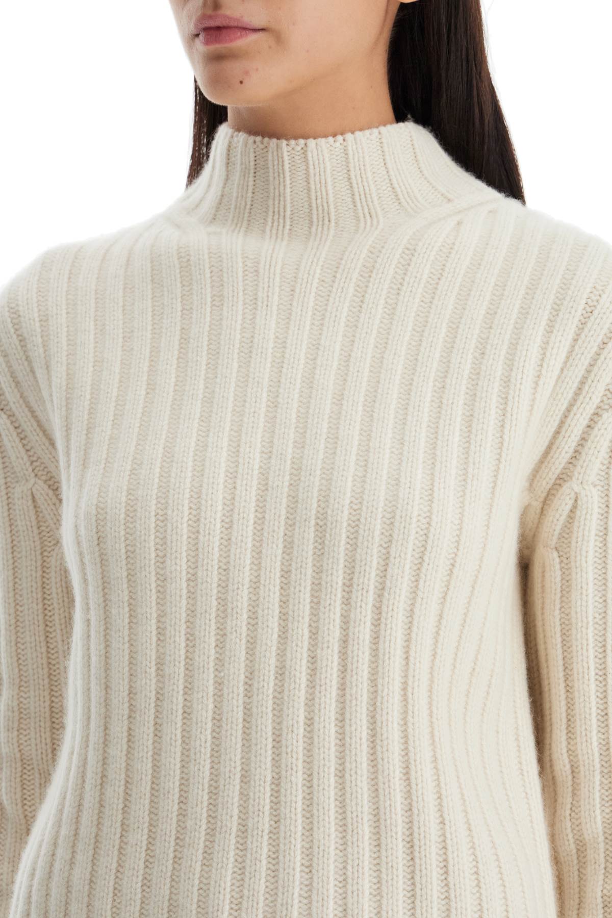 Toteme bed wool and cashmere petite sweater image 3