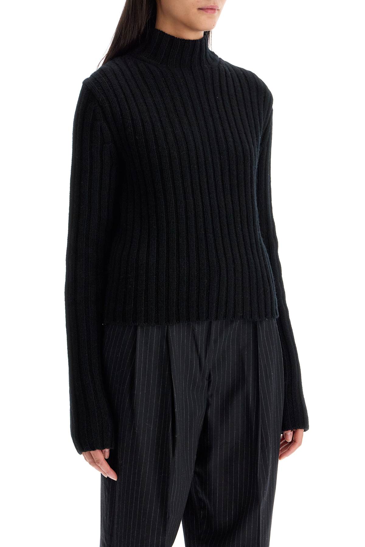 Totême Petite Wool & Cashmere Funnel Neck Sweater image 1