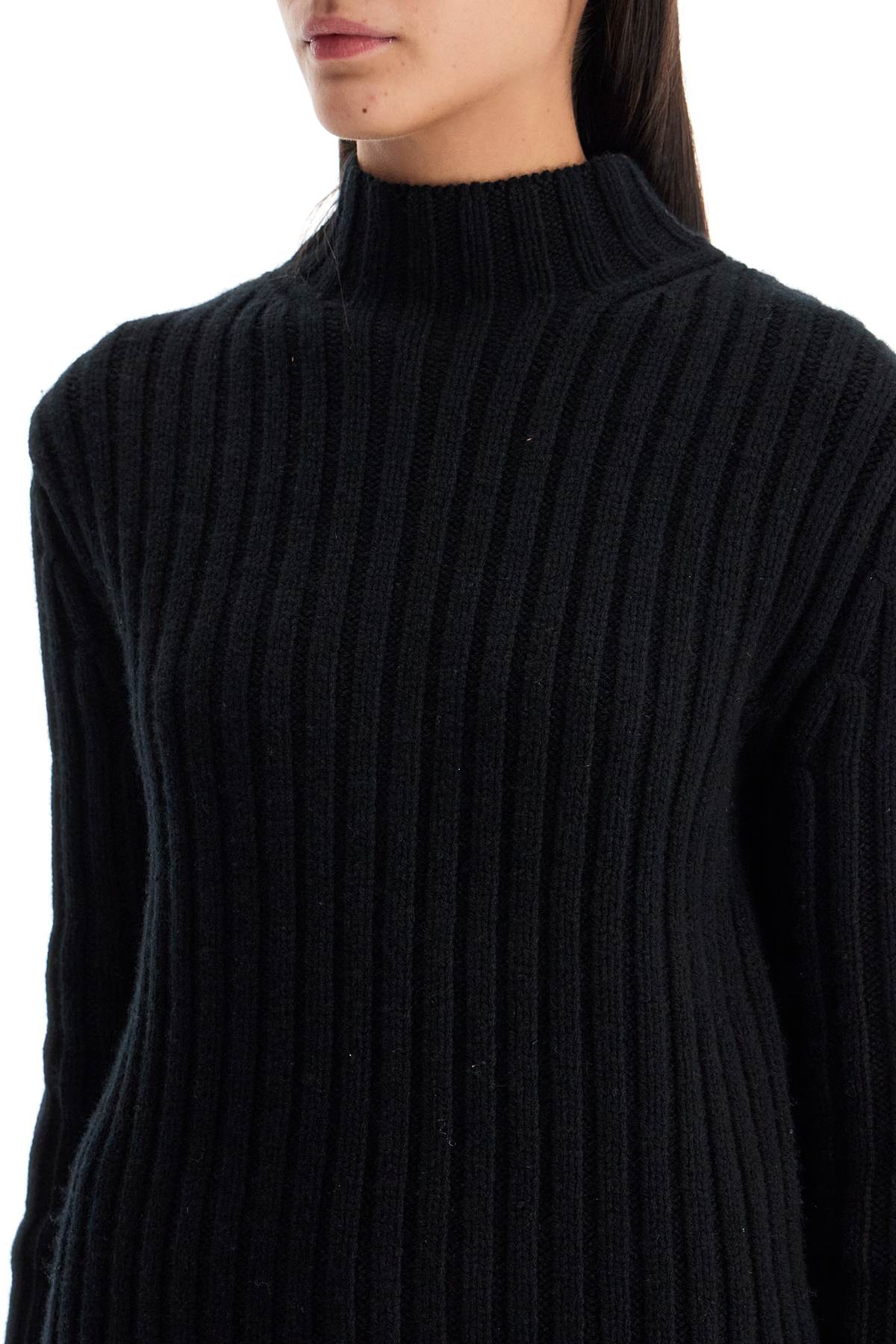 Totême Petite Wool & Cashmere Funnel Neck Sweater image 3