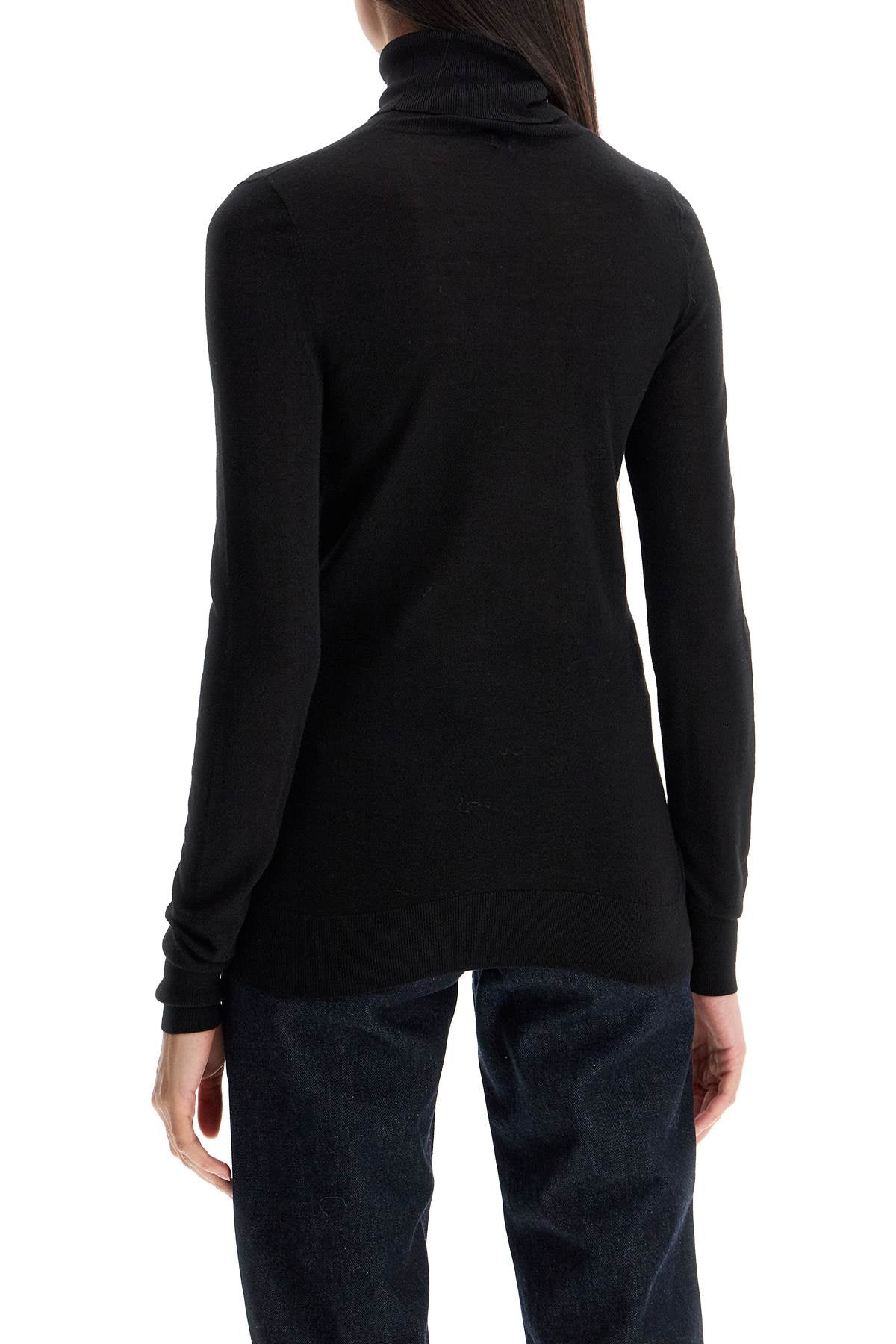 Toteme Lightweight Wool and Silk High-Neck Sweater image 2