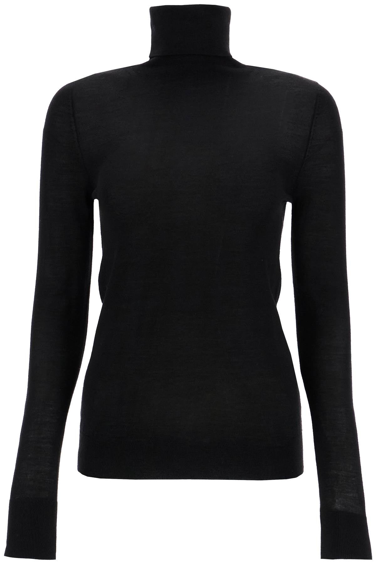 Toteme Lightweight Wool and Silk High-Neck Sweater image 0