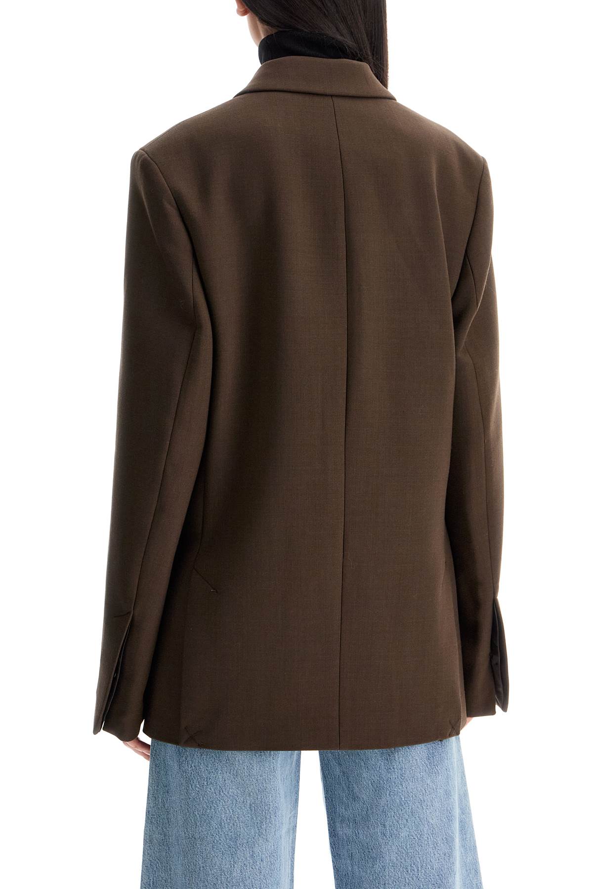 Toteme Straight Three-Button Wool Blazer image 2