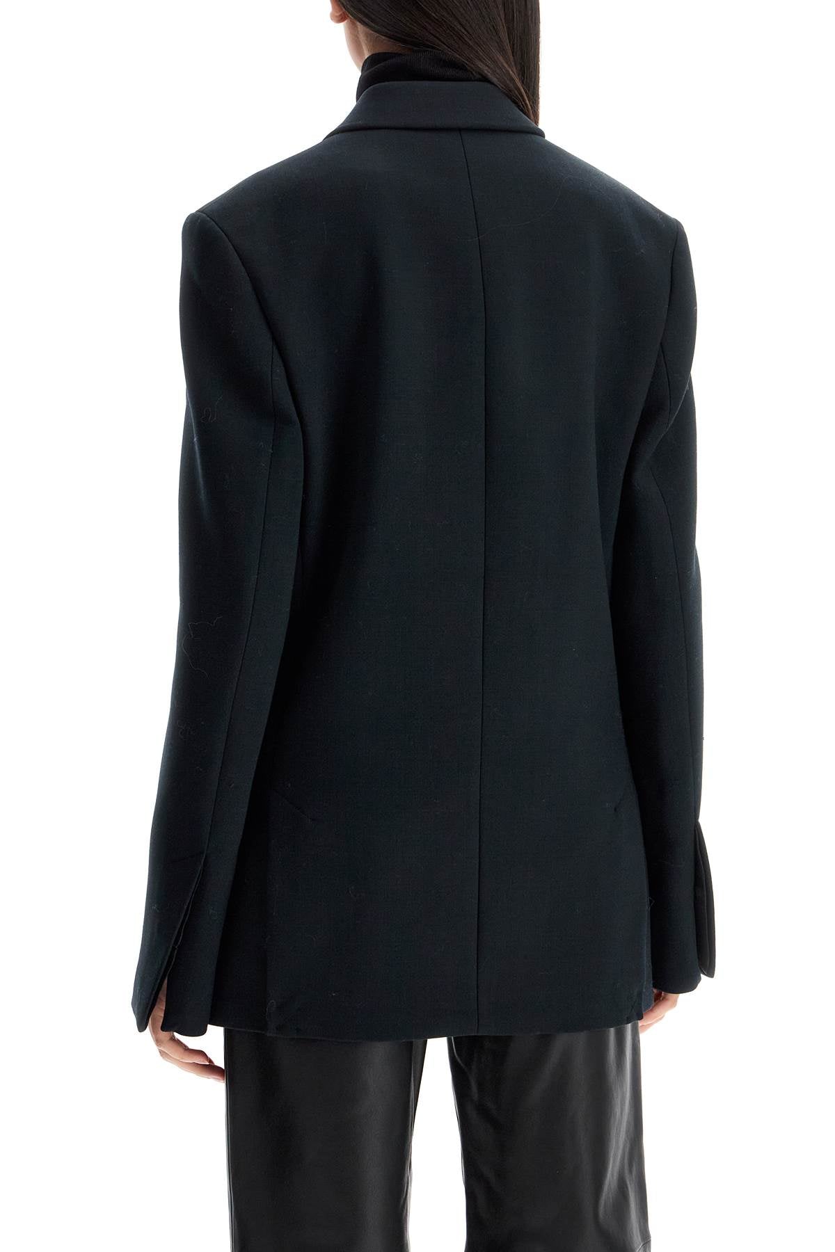 Toteme Straight Three-Button Blazer - Stretch Wool Blend image 2