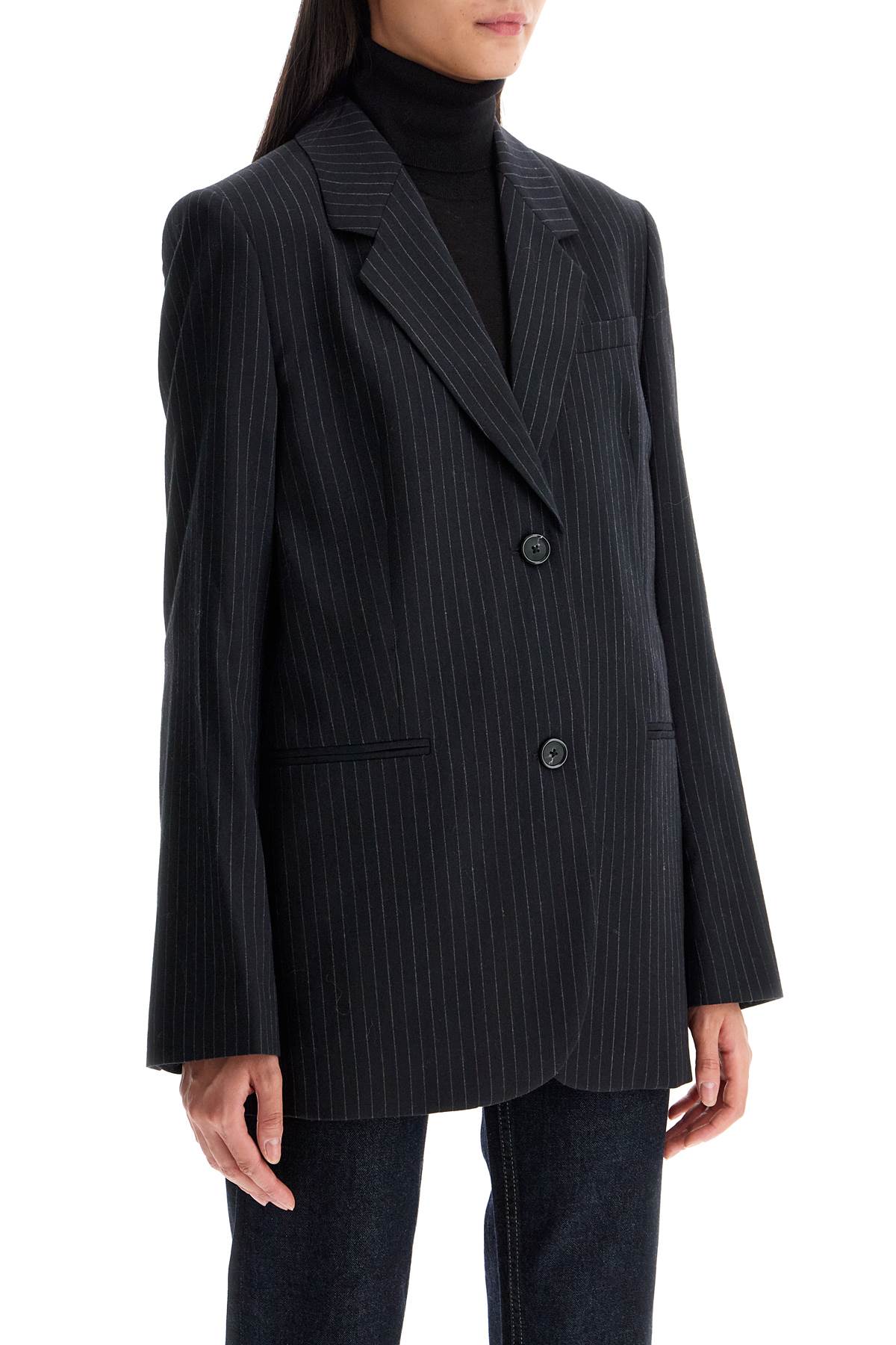 Toteme Single-Breasted Pinstripe Blazer image 1